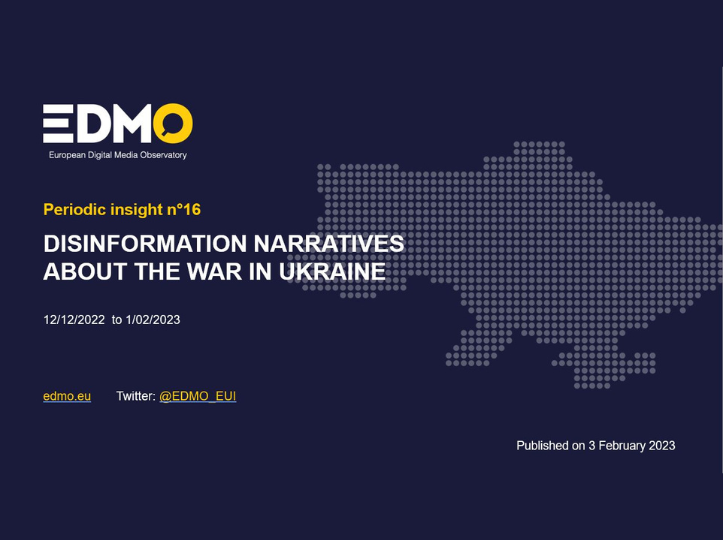 EDMO has published its latest periodic insight and early-warning on disinformation narratives on Ukraine. Focus on: damage to Ukrainian’s image and EU institutions visit to Kyiv.