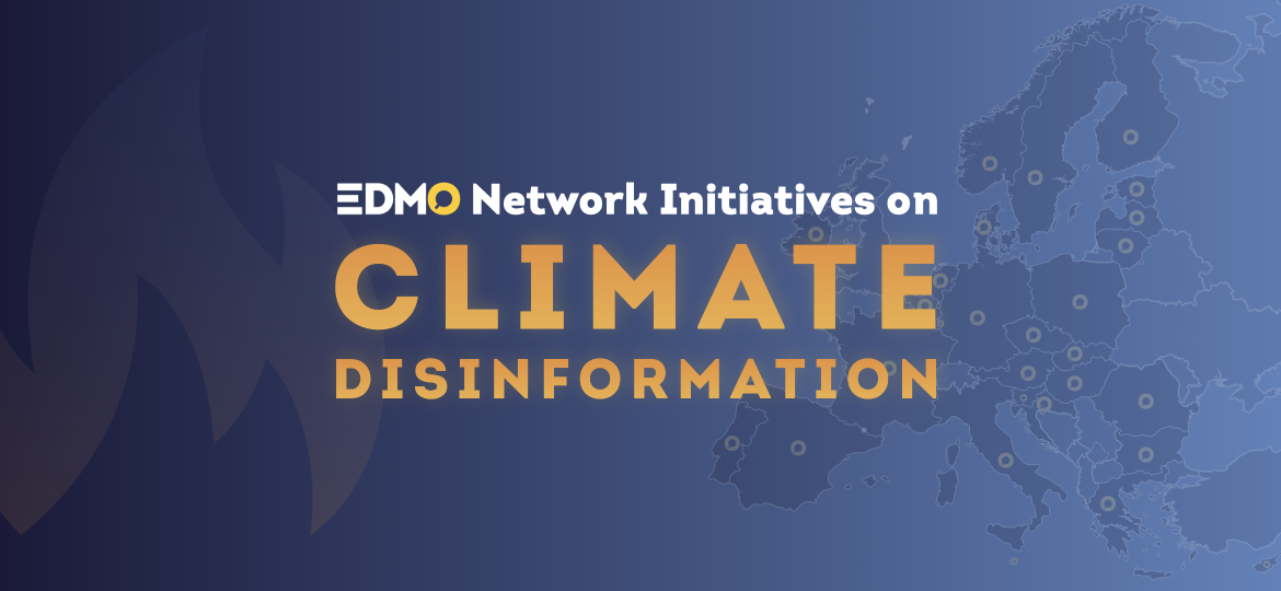 Header EDMO network initiatives on climate disinformation.001