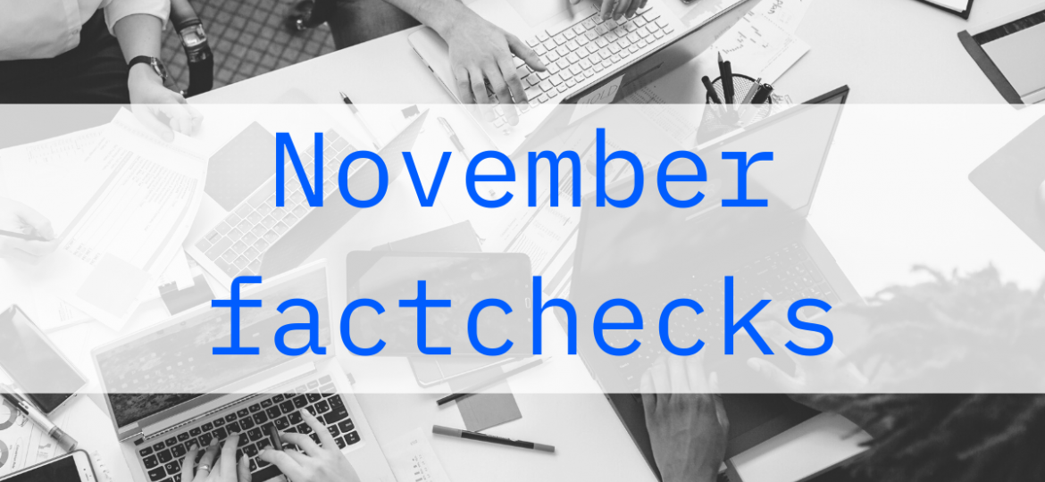 Factchecks November