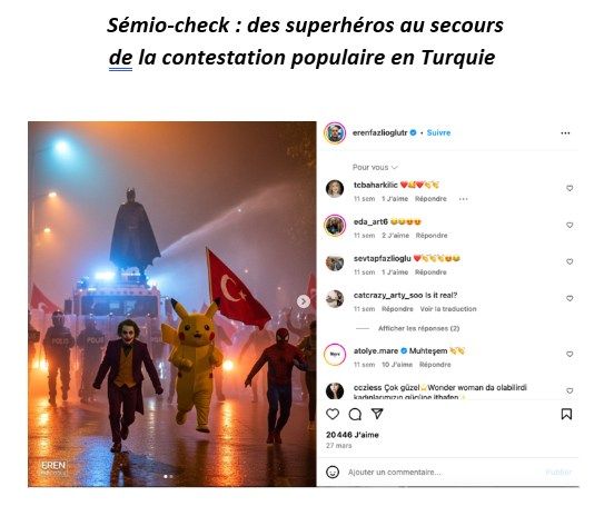 Semio-check: superheroes helping the popular protest in Turkey